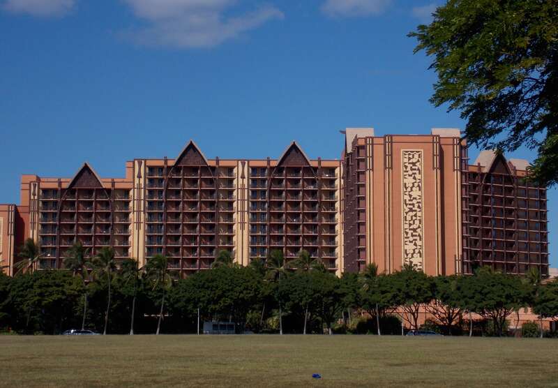 Aulani, Disney Resort &amp; Spa, at the Ko Olina Resort area in Kapolei, Hawaii.