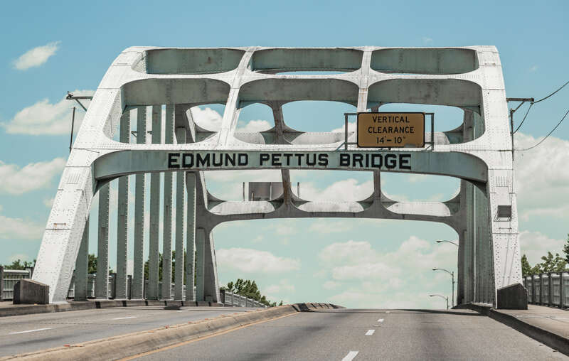 The Edmund Pettus Bridge in Selma, Alabama.