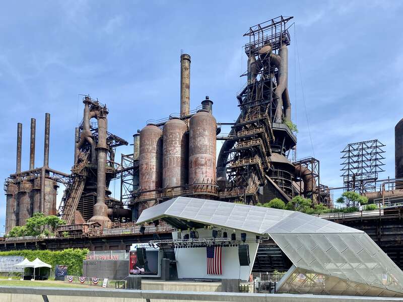 In operation from 1857 until 1995, the former Bethlehem Steel Mill started as an ironworks known as the Bethlehem Iron Company, which was founded in 1857 as the Saucona Iron Company.  The company was reformed as Bethlehem Steel Company in 1899, and