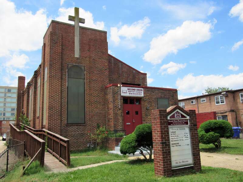 Second Union Baptist Church on Delaware Avenue SW in Washington,D.C.