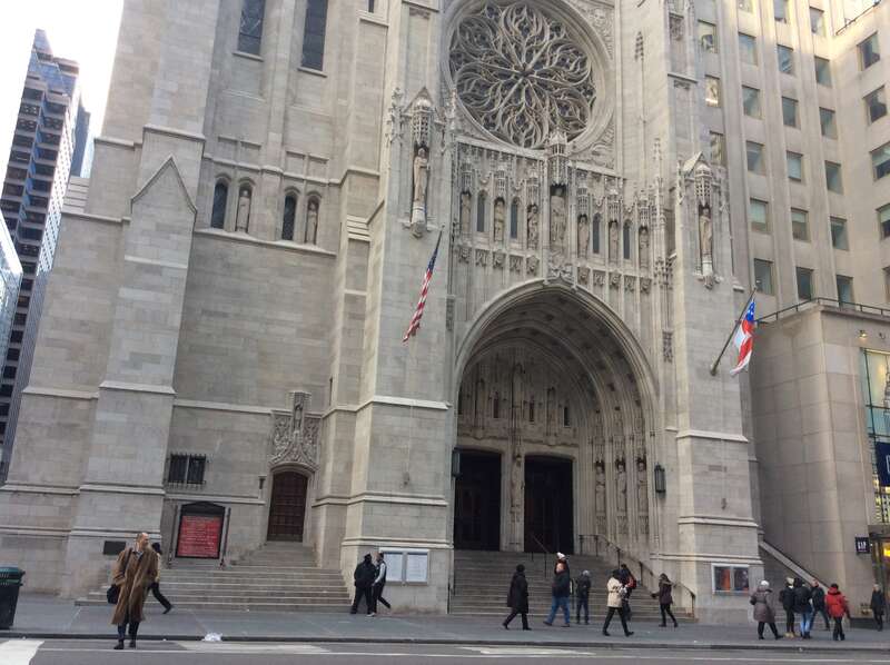Saint Thomas Church in Manhattan in February 2017