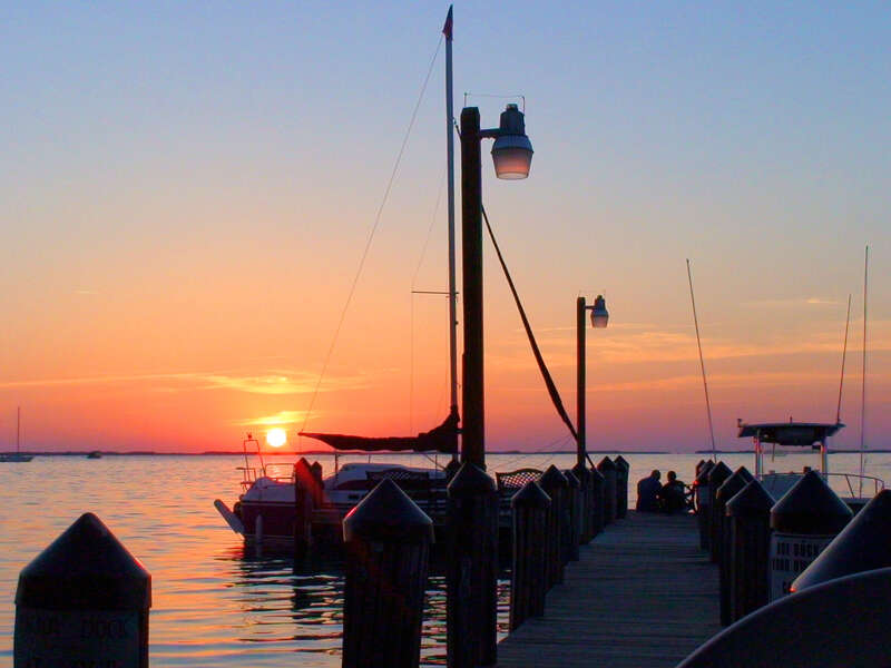 Sunset in May.
