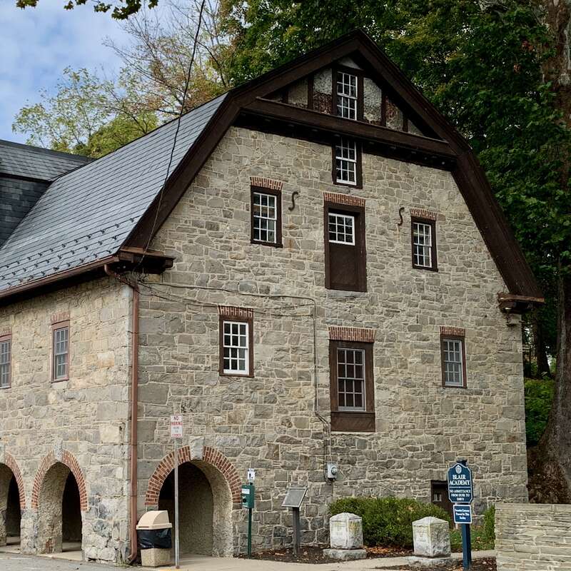 The Mill at the Blair Academy in Blairstown, New Jersey. Significant contributing property to the historic district. Also contributing property #5 of the Blairstown Historic District. Originally built circa 1825date