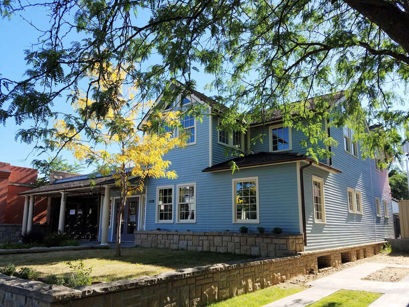 The former Hyde Park Hotel (1896) is part of the Hyde Park Historic District in Boise, Idaho.