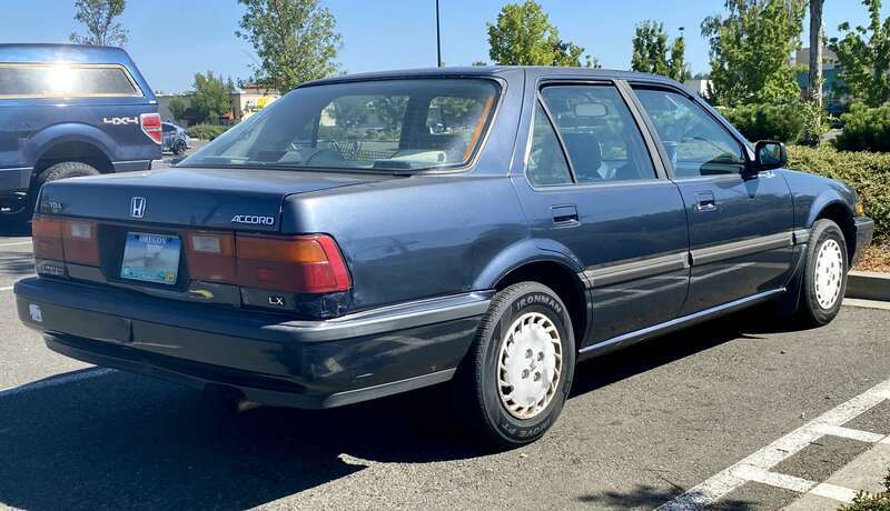 1988 Honda Accord photographed in Medford, Oregon.