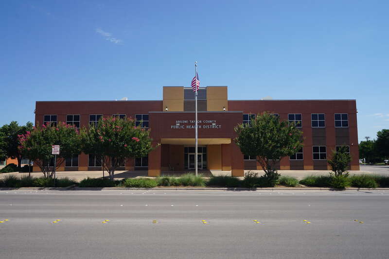 The Abilene Taylor County Public Health District building in Abilene, Texas (United States).