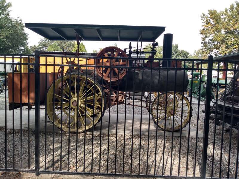A rail car and from the early twentieth century and vintage agricultural equipment.
It is an open-air museum that contains artifacts that date back to the days when Idaho was a territory.

In recent years, the Caldwell Kiwanis Club ran the museum.