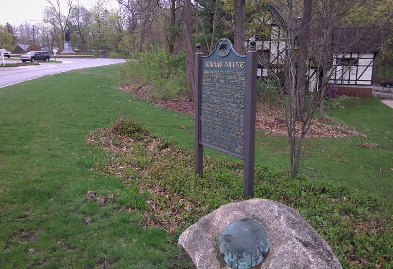 Aquinas College Historical Marker