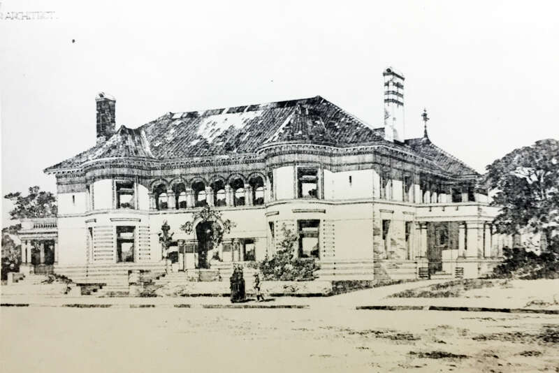 Archbishop's Residence, Catholic Archdiocese of St. Louis (1891; demolished 1956), designed by Isaac S. Taylor.