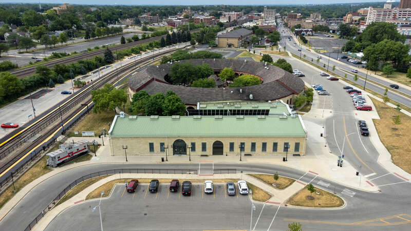 Aurora Transportation Center in Aurora, Illinois.