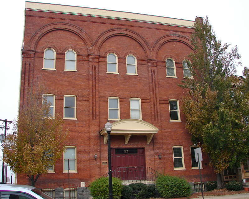 B.F. Good &amp; Company Leaf Tobacco Warehouse on the NRHP since January 3, 1985. At 49–53 West James Street in the Stadium District of Lancaster, Pennsylvania.  Part of the Tobacco Warehouse multiple listing in Lancaster.