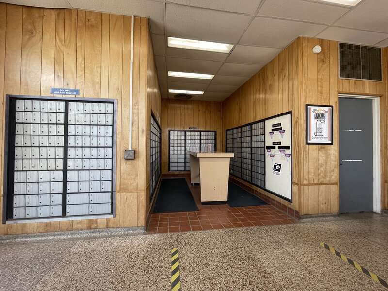 Interior of Beech Grove Post Office, Beech Grove, Indiana.