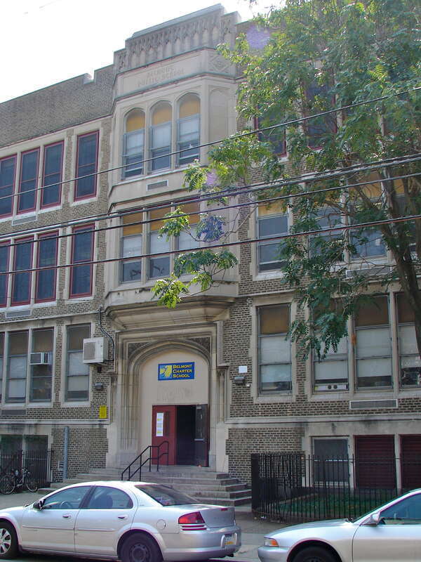 Belmont School on the NRHP since November 18, 1988. At 4030 Brown Street in the Belmont neighborhood of West Philadelphia.