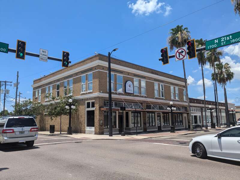 2-story retail building in Ybor City
