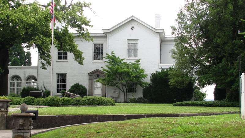 The Bleak House (3148 Kingston Pike) in Knoxville, Tennessee, USA.  Built in the 1850s, this house served as General James Longstreet's headquarters during the Knoxville Campaign in late 1863.  The house is now a museum, and is listed on the National