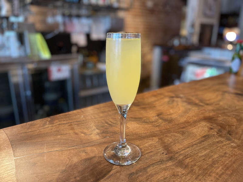 Mimosa at Bogie's Too, San Rafael, California