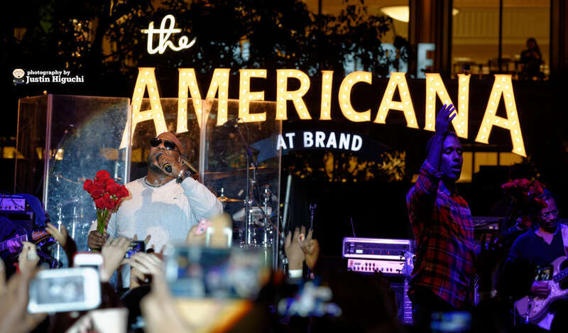 Boyz II Men performing live at The Americana at Brand in Glendale California on Monday October 20th, 2014. This was their "Collide" album release show.