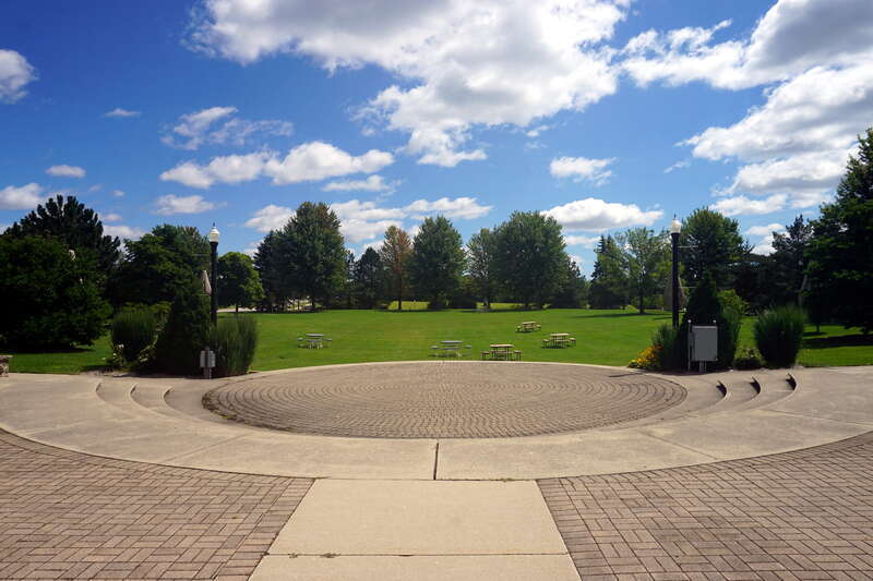 The Civic Plaza in Brookfield, Wisconsin (United States).