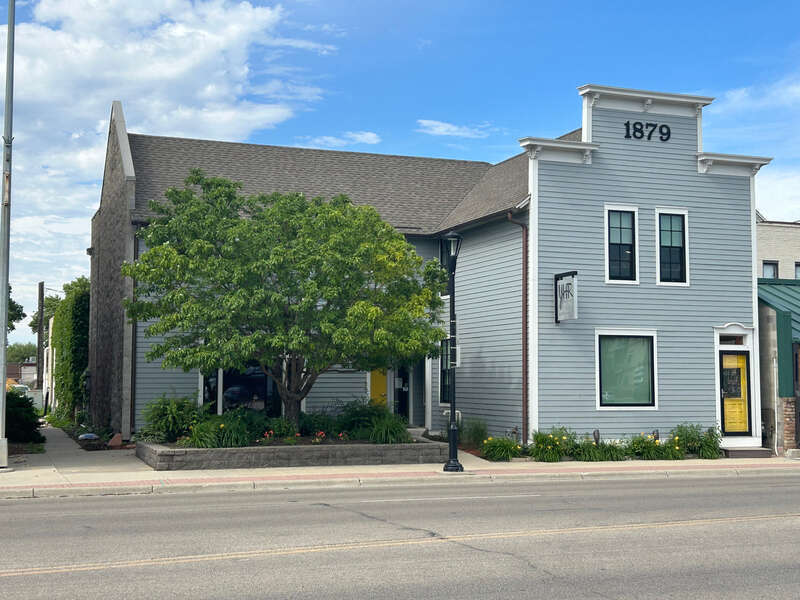 Burnham Building in Moorhead, Minnesota used as residence of Frank Burnham (Moorhead businessman and land dealer) until 1884. Currently YHR Partners, architectural firm.