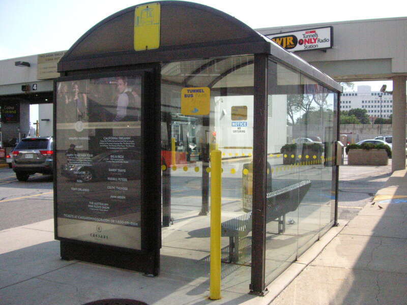 bus stop for Canada
