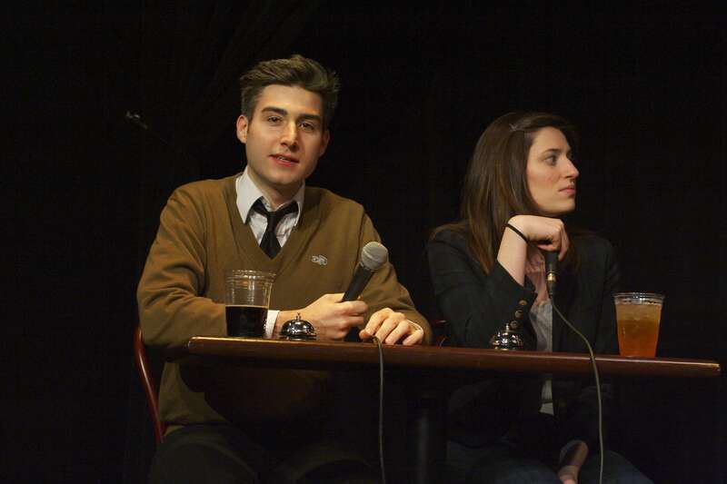 From "The Fascinator", a panel quiz show at the new UCB East Theatre, featuring interesting and tricky facts to puzzle a new panel of hilarious and charming guests every show!