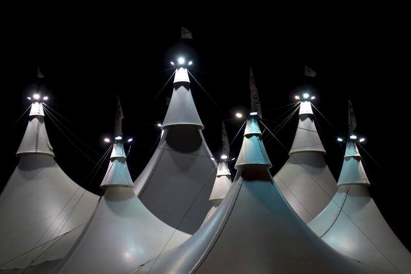 Chapiteau de Cavalia à St. Louis Park, Minnesota, États-Unis