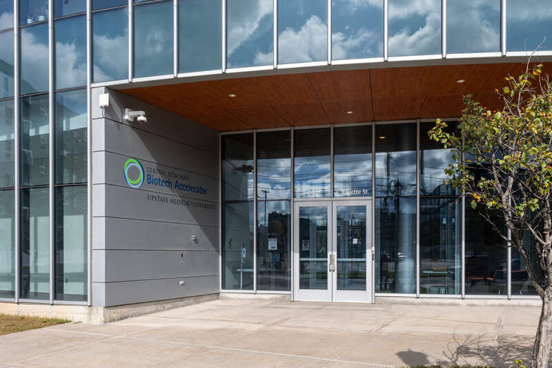 Central New York Biotech Accelerator, part of Upstate Medical University. 841 E Fayette Street, Syracuse New York