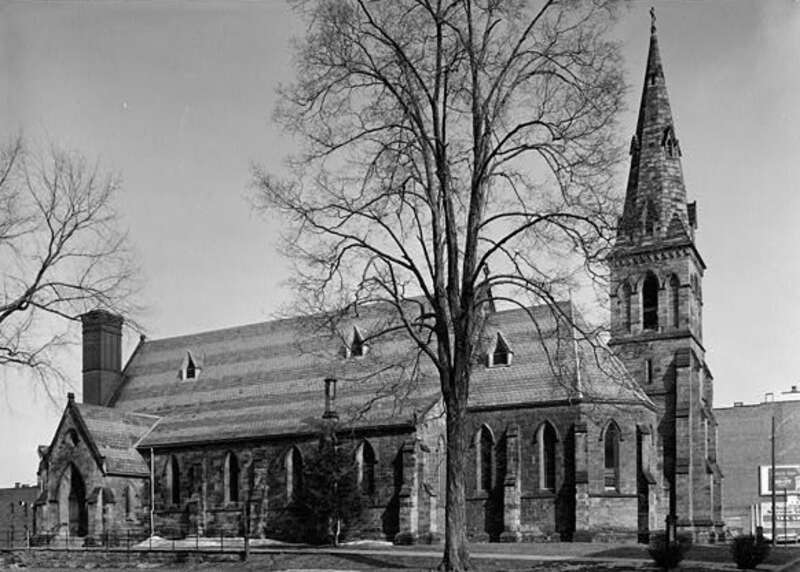 Christ Church, Binghamton — Washington &amp; Henry Streets, Binghamton (Broome County, New York).
1963 image from HABS—Historic American Buildings Survey of New York, (cropped).




This file comes from the Historic American Buildings Survey (HABS),