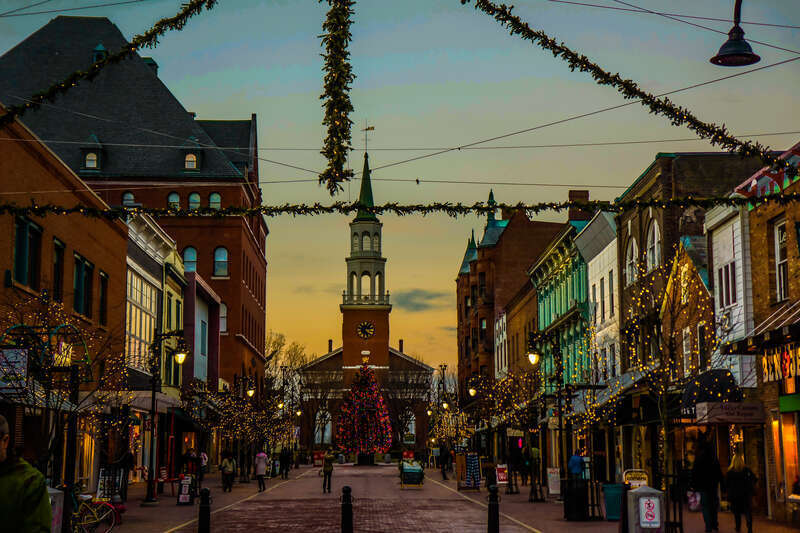 Church Street, Burlington, Vermont United States