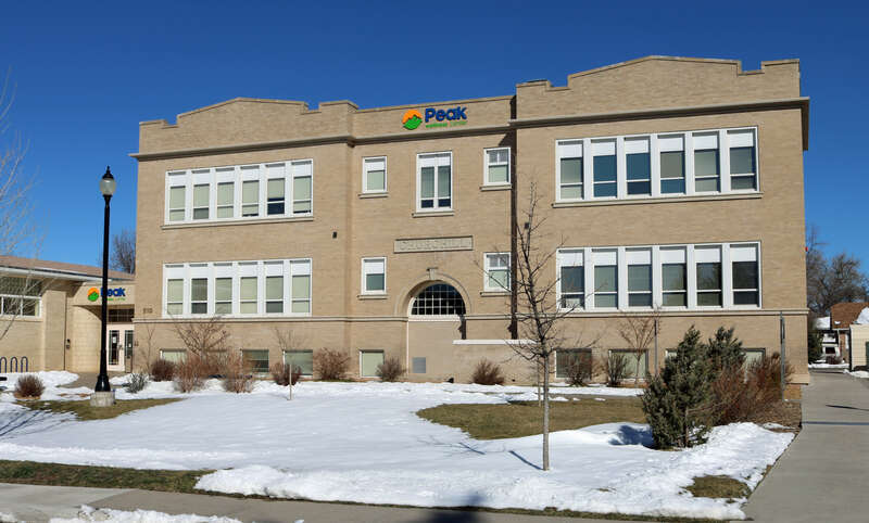 The Churchill Public School, located at 510 West 29th Street in Cheyenne, Wyoming. The property is listed on the National Register of Historic Places.