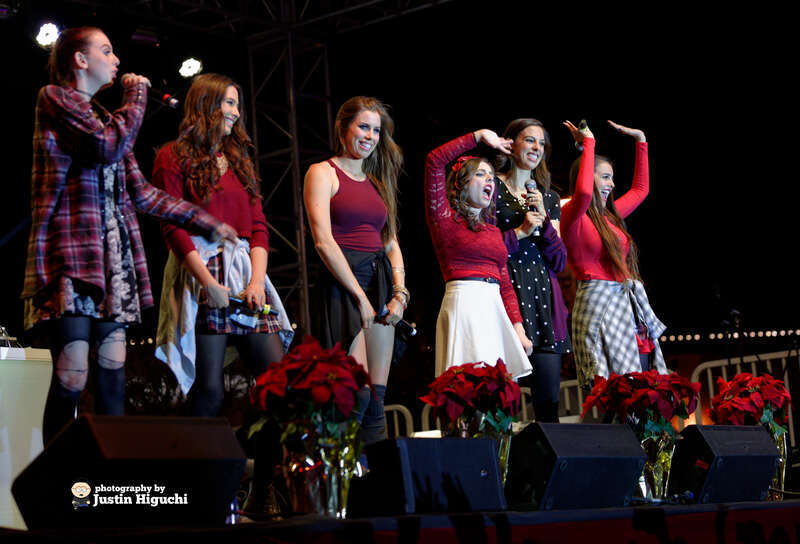 Cimorelli performing live at the Citadel Outlets 13th Annual Tree Lighting concert in Los Angeles California on Saturday November 8th, 2014. Presented by 97.1 FM AMP Radio and Fox 11.