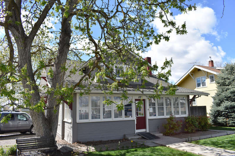 The Clara Hill House in Meridian, Idaho, was constructed in 1920 and is listed on the National Register of Historic Places.
