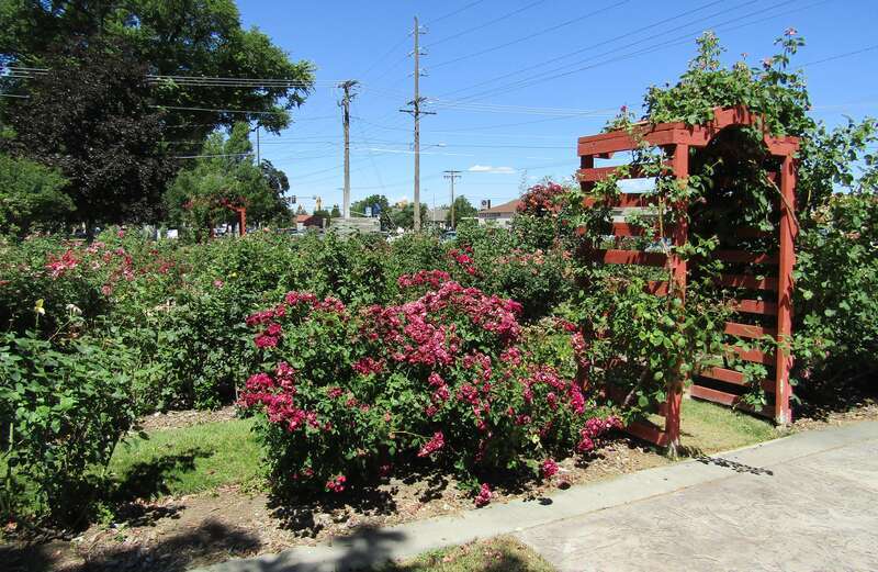 Commemorative Garden in Spanish Fork, Utah, dedicated to the American Legion Auxiliary, Unit 68 in 2013.
