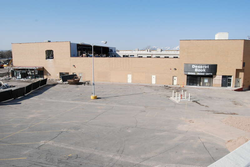 The backside of Cottonwood Mall. Next to the Macy's.