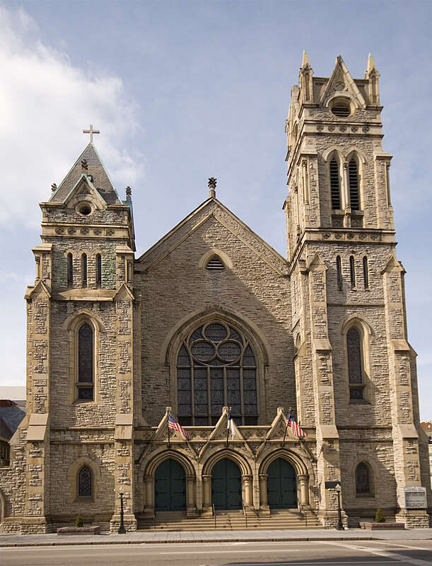 Covenant First Presbyterian Church - 8th and Elm.  Taken by Greg Hume on March 2, 2008