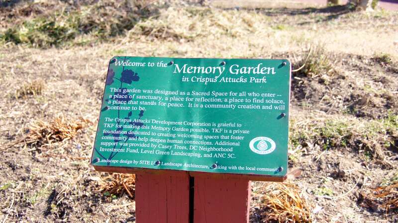 "Crispus Attucks Park is NOT a DC Public Park. It is maintained and supported entirely through private donations and volunteer labor. The park is owned by the nonprofit Crispus Attucks Development Corporation (CADC) on behalf of the surrounding
