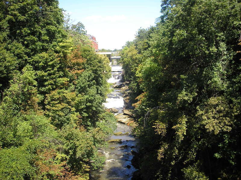 Gorge in High Bridge Glens, Cuyahoga Falls, Ohio, United States.