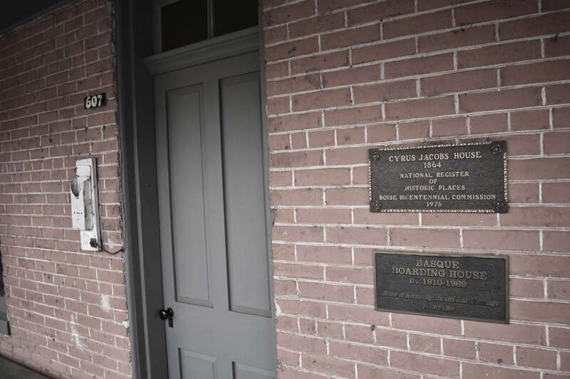 The Cyrus Jacobs House (1864) in Boise, Idaho, is listed on the National Register of Historic Places. The building is also known as the Cyrus Jacobs-Uberuaga House, and it is part of the Basque Museum &amp; Cultural Center.
