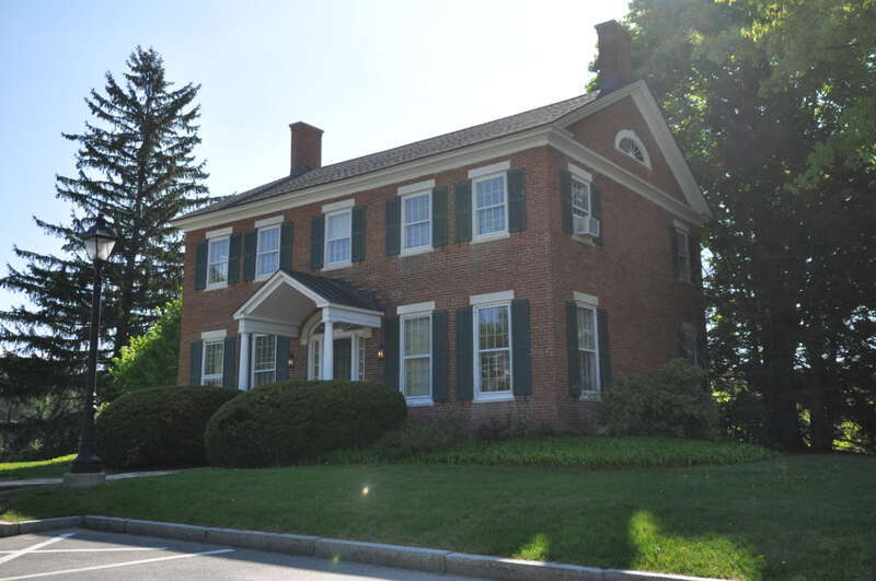 Cranesville Historic District, Dalton, Massachusetts. Zenas Crane House.