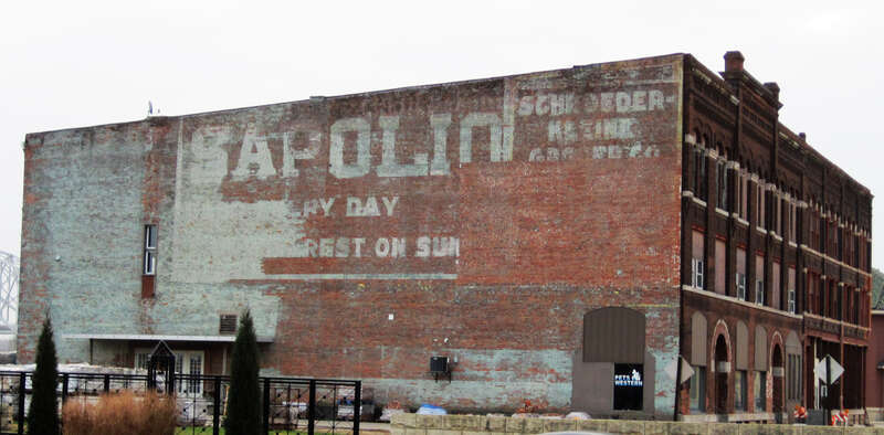 Ghost sign, Dubuque. Part of a series.