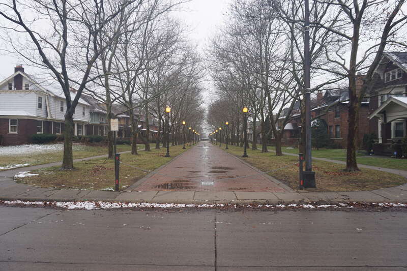 Pallister Street in Detroit, Michigan (United States).