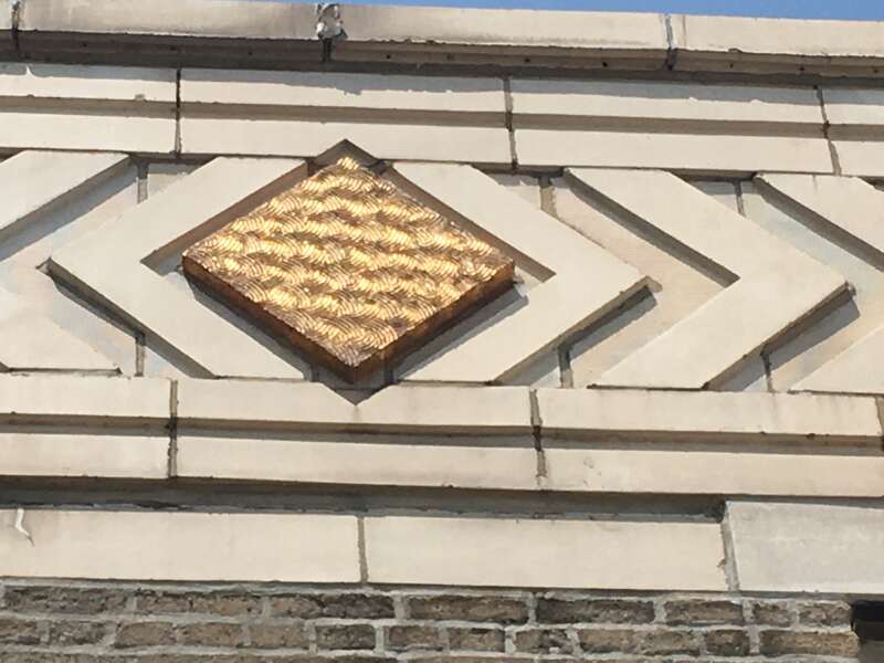 Diamond Detail on rooftop of Chicago Merchandise Mart