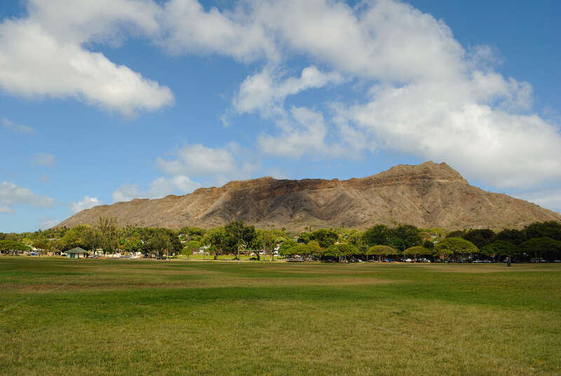 Liked this view of Diamond Head.  It's definitely much more impressive in person.