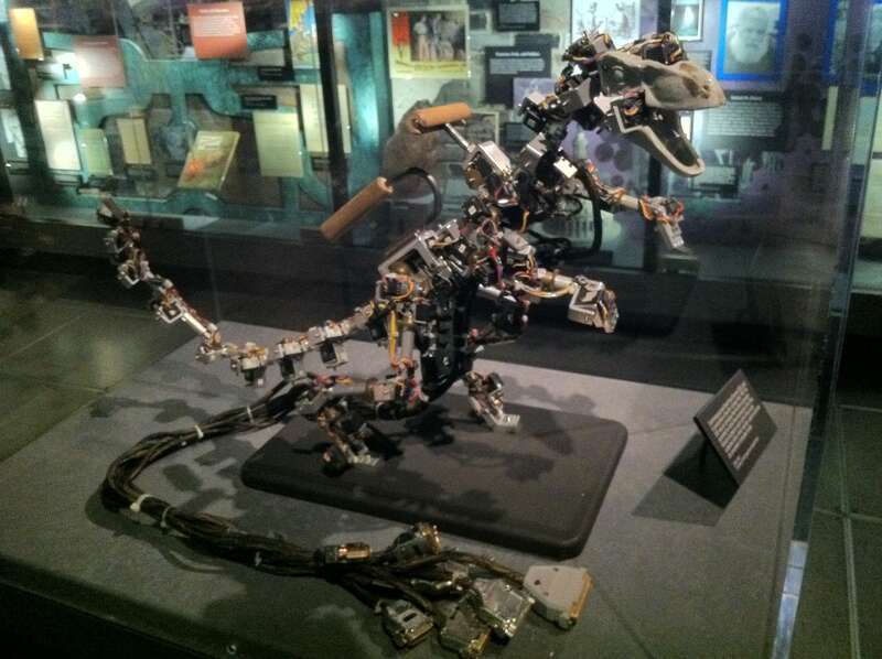 Jurassic Park Velociraptor direct input device, with a jillion serial cables
