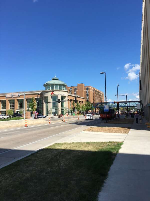 The KI Convention Center in downtown Green Bay, WI.