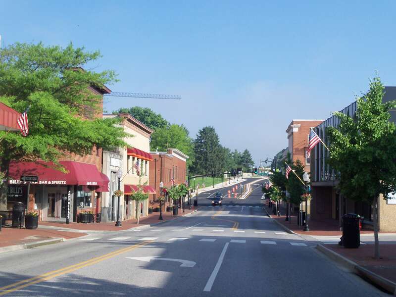 Downtown, Blacksburg, VA, USA