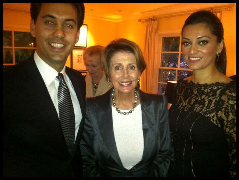 Dr. Nikan Khatibi &amp; Dr. Parmis Khatibi &amp; Speaker of the House Nancy Pelosi