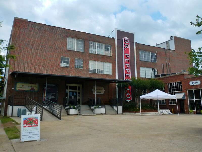 This is a photo of the Dr. Pepper Syrup Plant which is listed on the NRHP in Birmingham, AL.