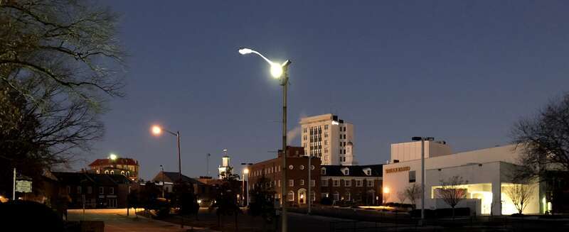 Downtown, looking southward