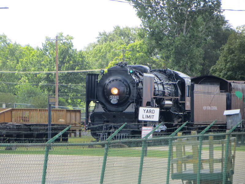 Steam Locomotive in National New York Central Railroad Museum, in Elkhart, Indiana, United States.